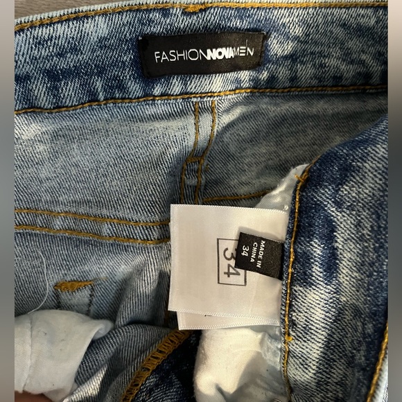 Fashion nova men’s jeans size 34 - Picture 2 of 3